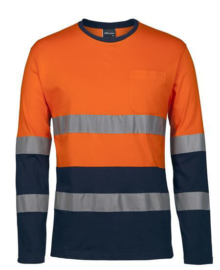 Picture of JB's wear Hv D+N L/S Crew Neck Cotton T-Shirt 6DNTN