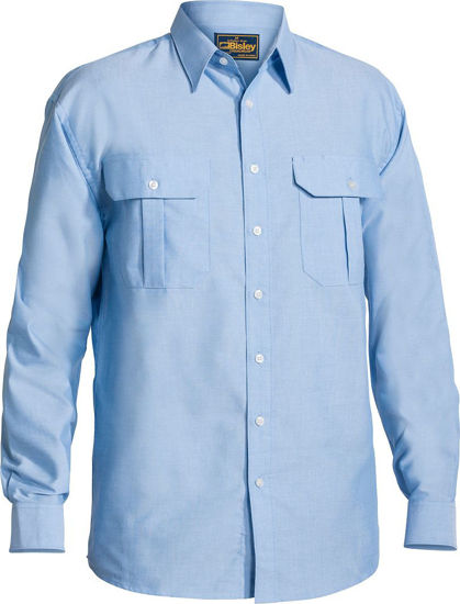 Picture of Bisley Oxford Shirt Long Sleeve BS6030