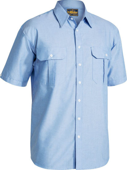 Picture of Bisley Oxford Shirt Short Sleeve BS1030