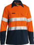 Picture of Bisley Women'S Tencate Tecasafe Plus 700 Taped Hi Vis Fr Vented Shirt BL8082T