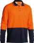 Picture of Bisley Hi Vis Polo Shirt Long Sleeve BK6234