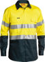 Picture of Bisley 2 Tone Hi Vis Shirt 3M Reflective Tape - Long Sleeve BT6456