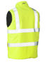 Picture of Bisley Taped Hi Vis Reversible Puffer Vest BV0330HT