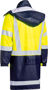 Picture of Bisley Taped Two Tone Hi Vis Stretch Pu Rain Coat BJ6935HT