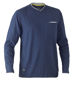 Picture of Bisley Flex & Move Cotton Rich V Neck Long Sleeve Tee BK6933