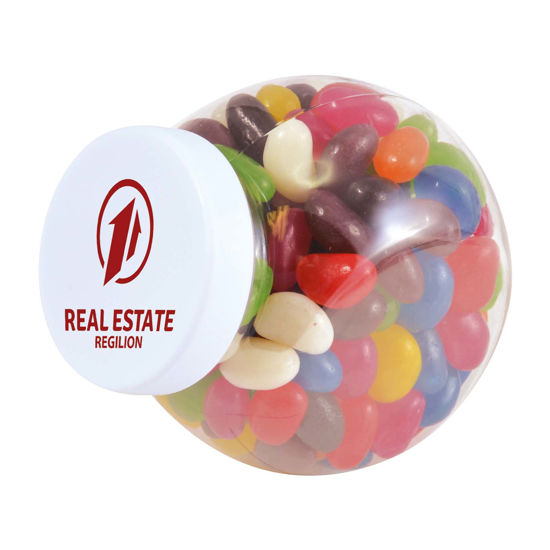 Picture of Assorted Colour Mini Jelly Beans in Container LL3146