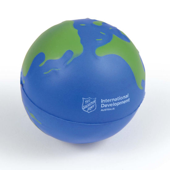 Picture of 2 Colour World Globe Stress Reliever LL630