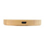 Picture of Arc Round Bamboo Wireless Charger LL0220