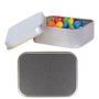 Picture of M&M's in Silver Rectangular Tin LL33016