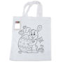 Picture of Colouring Short Handle Cotton Bag & Crayons LL5520