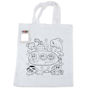 Picture of Colouring Short Handle Cotton Bag & Crayons LL5520