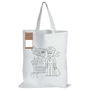 Picture of Colouring Short Handle Cotton Bag & Pencils LL5523